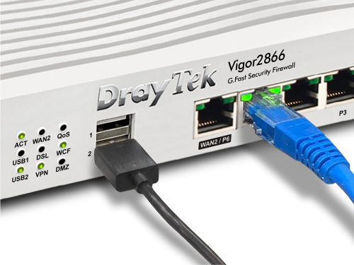 DrayTek Draytek Vigor 2866 VDSL/G.Fast and Ethernet Router 4712909128308 