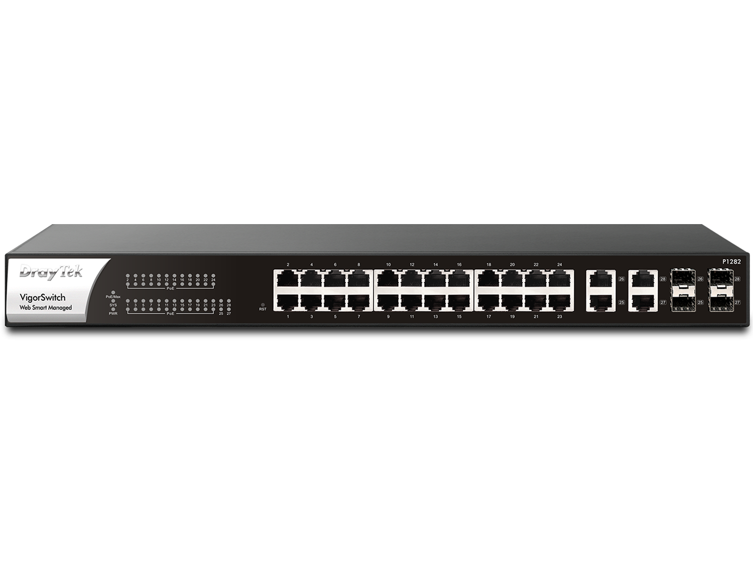 VigorSwitch P1282 POE+